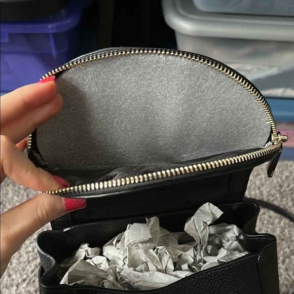 Kate Spade Black Pebble Leather Backpack - Picture 8 of 12